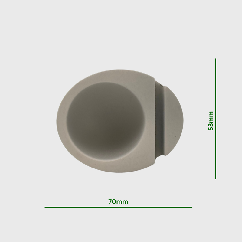 Eierbecher aus Beton mit den Abmessungen